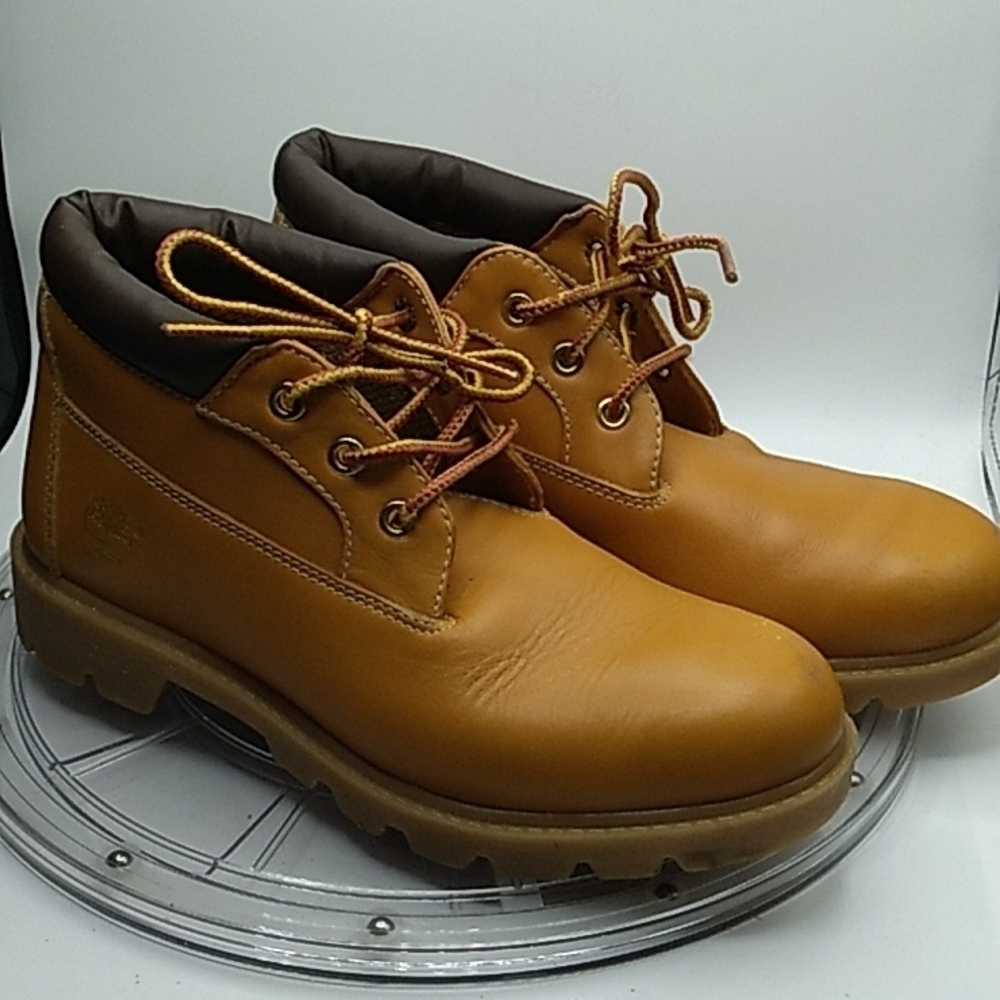 Timberland waterproof leather lace up boots men's 5.5M